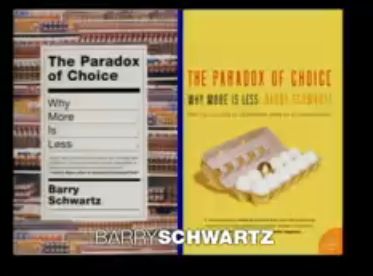 Barry Schwartz on the paradox of choice